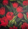 Схема вышивки «Подушка "Тюльпаны"»