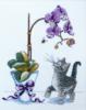 Котёнок и орхидея: оригинал