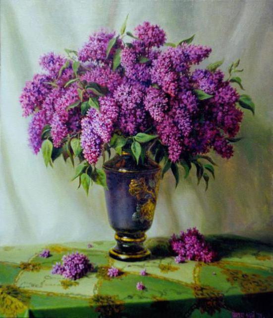 &6190, цветы, букет, натюрморт, сирень