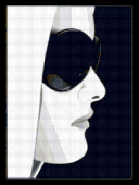 , девушка, картина, искусство, живопись, монохром