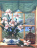 Схема вышивки «Ирисы на окне»