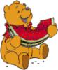 Схема вышивки «Winnie The Pooh con l'anguria»