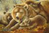 Схема вышивки «Медвежье семейство»