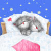 Схема вышивки «Спят котята»