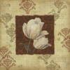 Схема вышивки «Подушка белые тюльпаны 2»