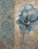 Схема вышивки «Голубой цветок 1»