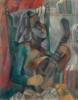 Схема вышивки «Пикассо - Женщина с мандолиной»
