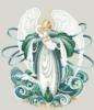 Схема вышивки «Ангел материнства»
