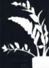 Схема вышивки «Триптих 1 черно-белые цветы»