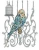 Схема вышивки «Волнистый попугайчик»