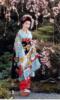 Схема вышивки «Японка в кимоно»