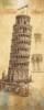 Схема вышивки «Пизанская башня»