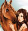Девушка и конь: оригинал