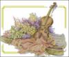 Схема вышивки «Виолончель и цветы»