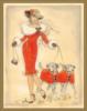 Схема вышивки «Дама с собаками»