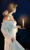 Схема вышивки «Девушка со свечой»