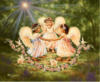 Схема вышивки «Хоровод ангелочков»