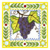 Схема вышивки «Подушка Виноград»