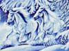 Схема вышивки «Снежные лошади»