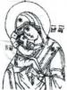 Схема вышивки «Владимирская божья матерь»
