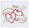Схема вышивки «Сердечки»