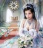 Схема вышивки «Невеста и голубь»