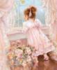 Схема вышивки «Малышка в розовом»
