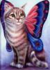 Схема вышивки &laquo;Кот-бабочка&raquo;