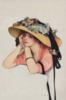 Схема вышивки «Девушка в шляпке»