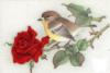 Схема вышивки &laquo;Ptica i rosa&raquo;