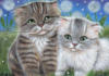 Схема вышивки &laquo;Персидские котики&raquo;