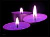 Схема вышивки «Фиолетовые свечи»