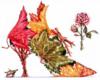 Схема вышивки «Цветочная туфелька»