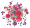 Схема вышивки &laquo;Букет&raquo;