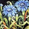 Схема вышивки &laquo;Васильки&raquo;