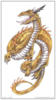 Схема вышивки «Золотой змеиный дракон»