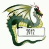 Схема вышивки «2012 - год дракона»