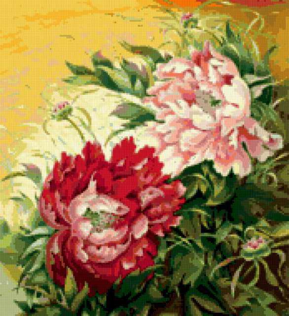 , живопись, искусство, картина, природа, цветы