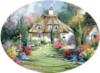 Схема вышивки «Дом с цветущим садом»