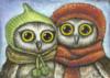 Схема вышивки &laquo;Совы&raquo;
