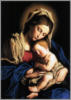 Схема вышивки «Богородица с младенцем Иисусом»