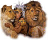 Девушка и львы: оригинал