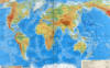 Физическая карта мира: оригинал