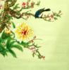 Схема вышивки «Yellow flower&bird»