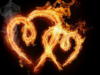 Схема вышивки «Сердца и пламя»