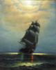 A ship at sea at twilight: оригинал