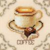 Схема вышивки «Кофе с конфеткой)))»