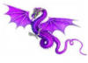 Схема вышивки «Сиреневый дракон»