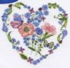 Схема вышивки «Цветочное сердце»