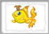 Схема вышивки «Золотая рыбка 1»